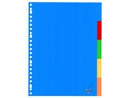 Tabbladen 5 tabs gekleurd A4 23 rings A4
