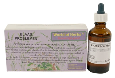 World Of Herbs Fytotherapie Blaas Problemen 50 ML