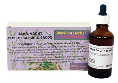 Zzzworld Of Herbs Fytotherapie Haar / Vacht / Broos 50 ML
