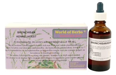 World Of Herbs Fytotherapie Bronchisan Kennelhoest 50 ML