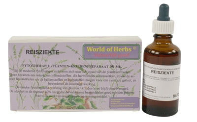 World Of Herbs Fytotherapie Reisziekte 50 ML