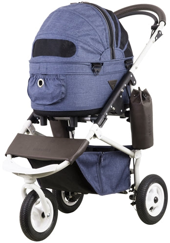 Airbuggy Hondenbuggy Dome2 Sm Met Rem Earth Blauw 53X31X52 CM / 96X53,5X99 CM
