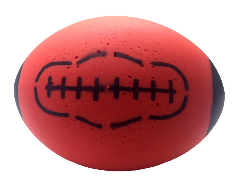Foam rugby bal rood 24.5*18 cm