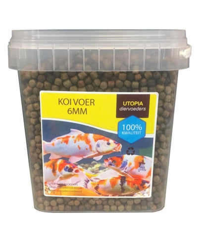 Koi Voer 6 MM 1 KG 2,5 LTR