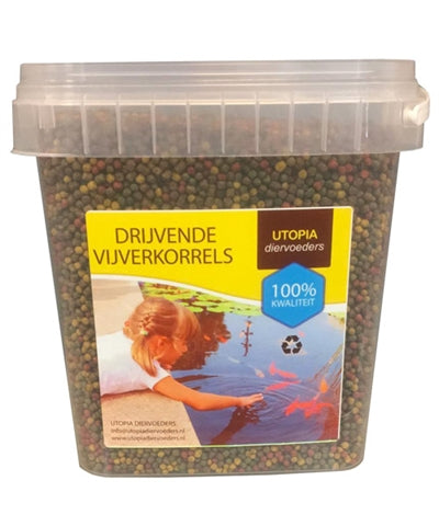 Drijvende Vijverkorrel 3 MM 1 KG 2,5 LTR