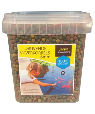 Drijvende Vijverkorrel 6 MM 1 KG 2,5 LTR