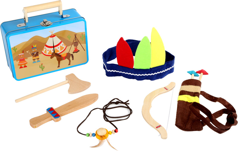 Koffer indianen set