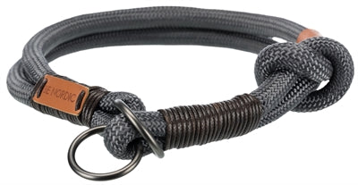 Trixie Halsband Hond Be Nordic Slip Halsband Donkergrijs / Bruin 45X0,8 CM
