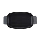 Infinity Chefs Grillplaat 42 x 22 cm -  Gegoten Aluminium  - Soft-Touch Handvaten