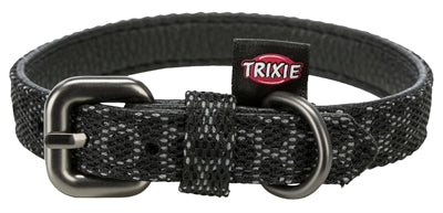 Trixie Halsband Hond Night Reflect Zwart 47-58X3 CM