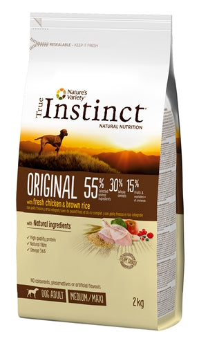 Zzztrue Instinct Original Medium Adult Chicken 2 KG