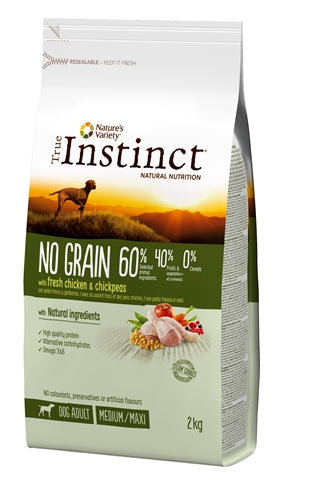 Zzztrue Instinct No Grain Medium Adult Chicken 2 KG