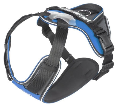 Julius K9 Idc Hondentuig Longwalk Blauw / Grijs XXL 70-96 CM 25-36 KG