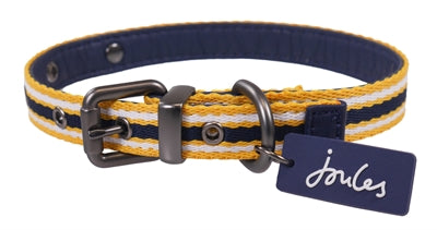 Zzzjoules Halsband Hond Coastal Navy / Geel 45,5-56X3,8 CM