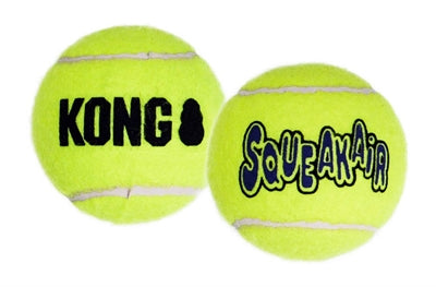 Kong Squeakair Tennisbal Geel Met Piep 6,5X6,5X6,5 CM 6 ST