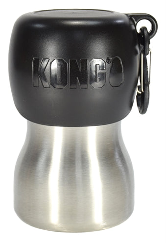 Kong H2o Drinkfles Rvs Zwart 280 ML