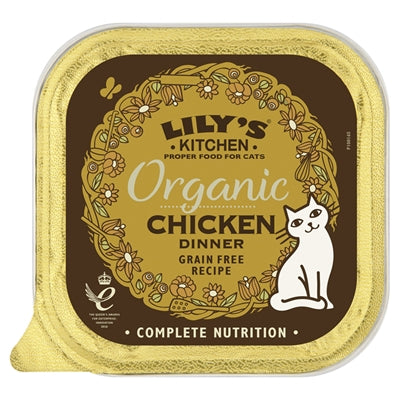 Lily's Kitchen Cat Organic Chicken Pate 19X85 GR