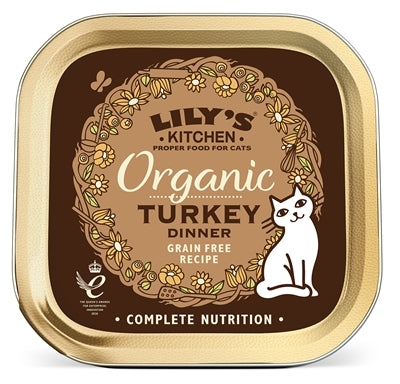 Lily's Kitchen Cat Organic Turkey Pate 19X85 GR