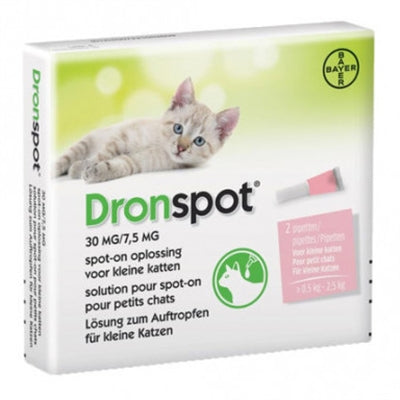 Bayer Dronspot Kat Spot On S 0,5-2,5 KG 2 PIP