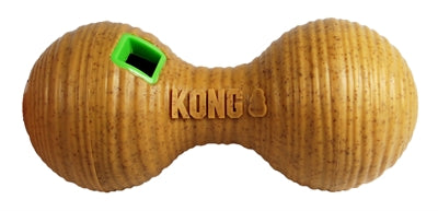 Kong Bamboo Feeder Dumbbel Voerbal 20,5X8,5X8,5 CM