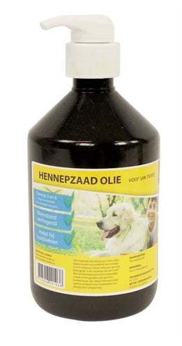 Utopia Diertotaal Hennepzaadolie Met Pompje 500 ML