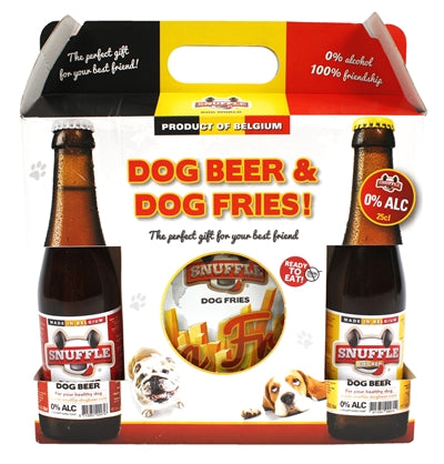 Snuffle Gift Box Hondenbier En Patat 1100 GR