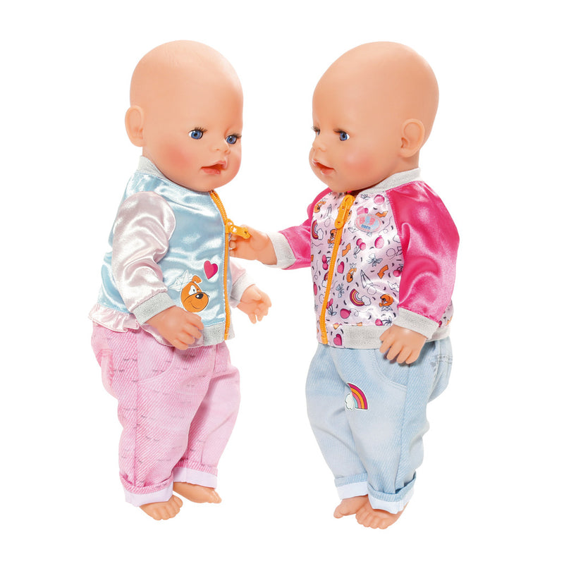 Baby Born Outfit met Hanger Assorti