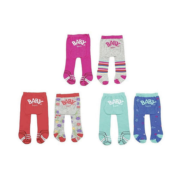Baby Born Trend Tights 2 Stuks Assorti