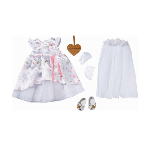 Baby Born Bruidskleding 7-delig