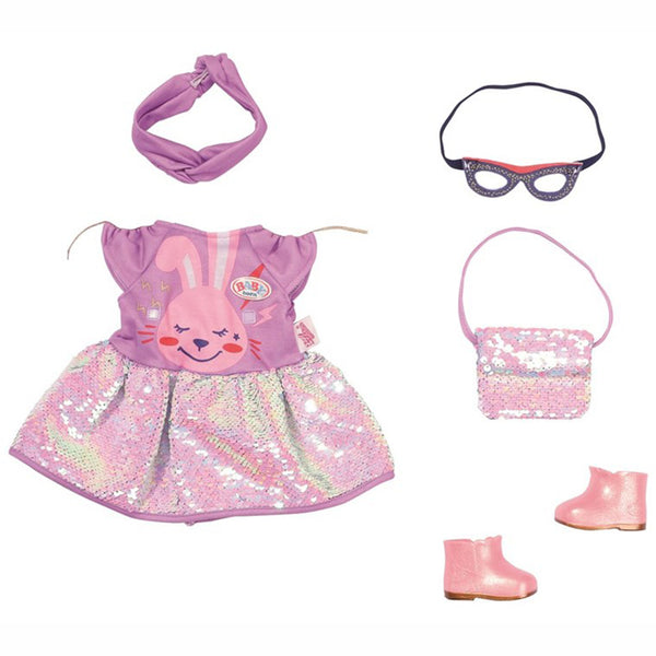 Baby Born Deluxe Happy Birthday Outfit 6-delig