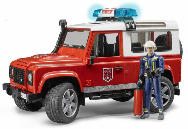 Bruder Land Rover Defender Brandweer