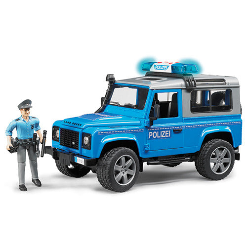 Bruder Landrover Politie met Figuur met Licht en Geluid