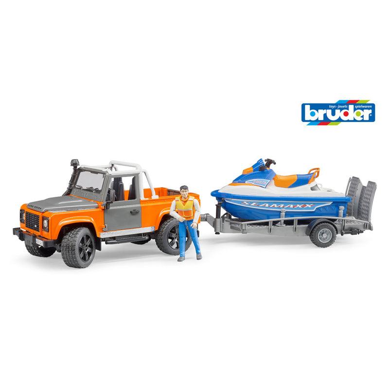 Bruder 2599 Jeep Landrover Met Jet Ski