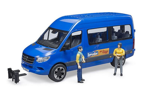 Bruder MB Sprinter Transfer met bestuurder en passagier