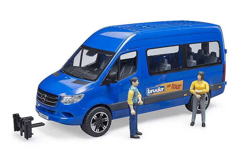 Bruder MB Sprinter Transfer met bestuurder en passagier
