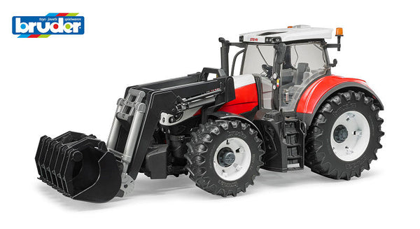 Bruder Tractor Steyr 6300 Terrus CVT met Frontlader 45cm