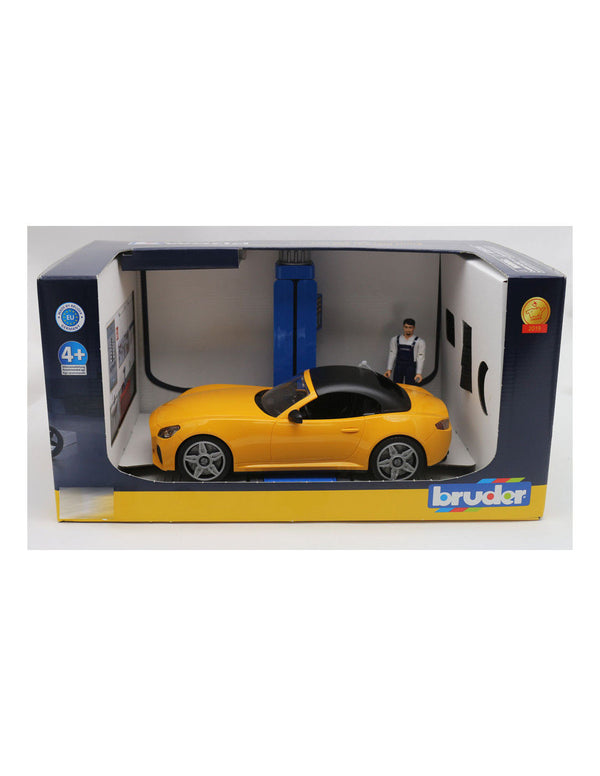 Bruder 62110 BWorld Autowerkplaats met Auto en Figuur + Accessoires