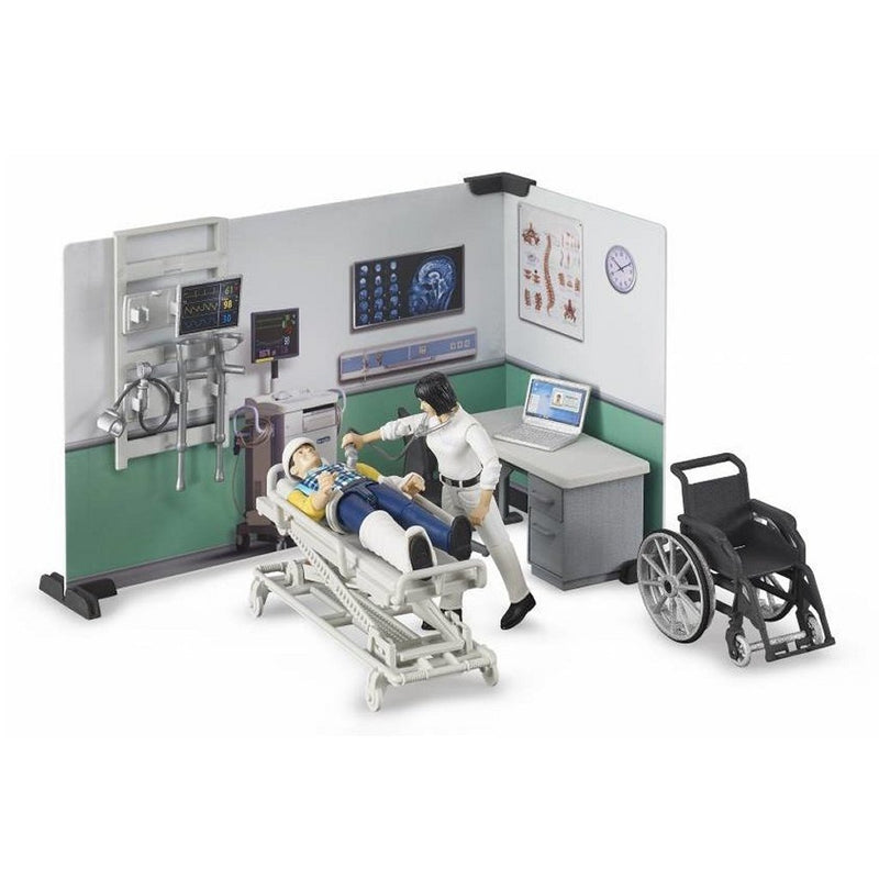 Bruder 62711 BWorld Ziekenhuis met 2 Figuren en Accessoires