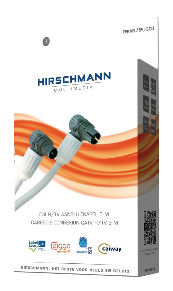 Hirschmann FEKAB759 Coax Kabel 3M