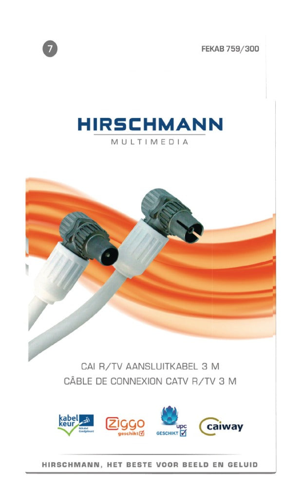 Hirschmann FEKAB759 Coax Kabel 3M