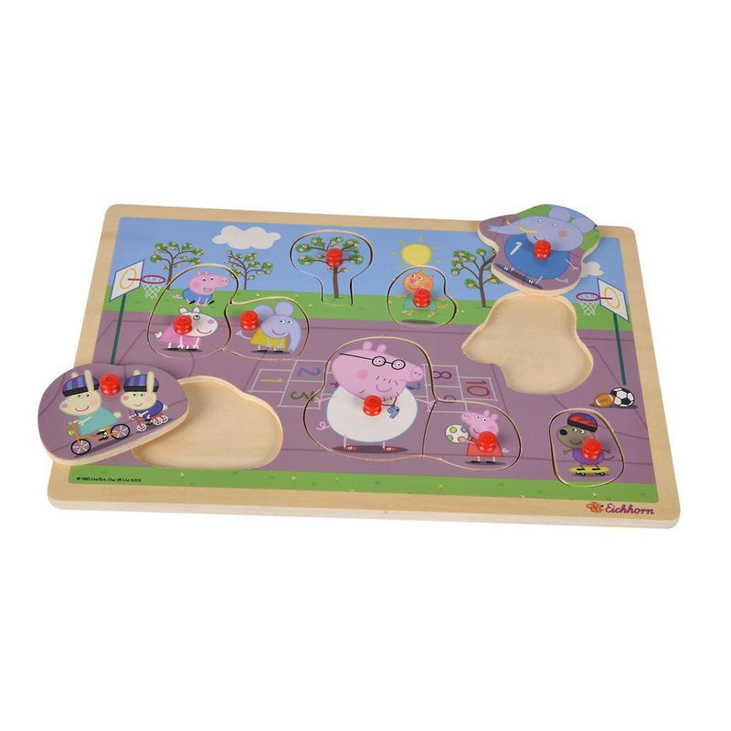 Peppa Pig Houten Knoppuzzel Assorti