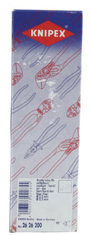 Knipex Kp-2626200 Radiotang Platspitse Tang met Zijsnijder 200 mm