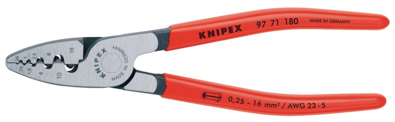 Knipex Kp-9771180 Adereindhulstang met Voorinvoering 180 mm