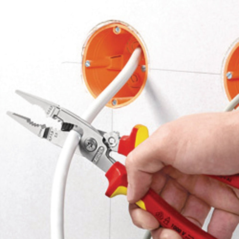 Knipex 13 96 200 Electricians Pliers With Cable Cutter Vde