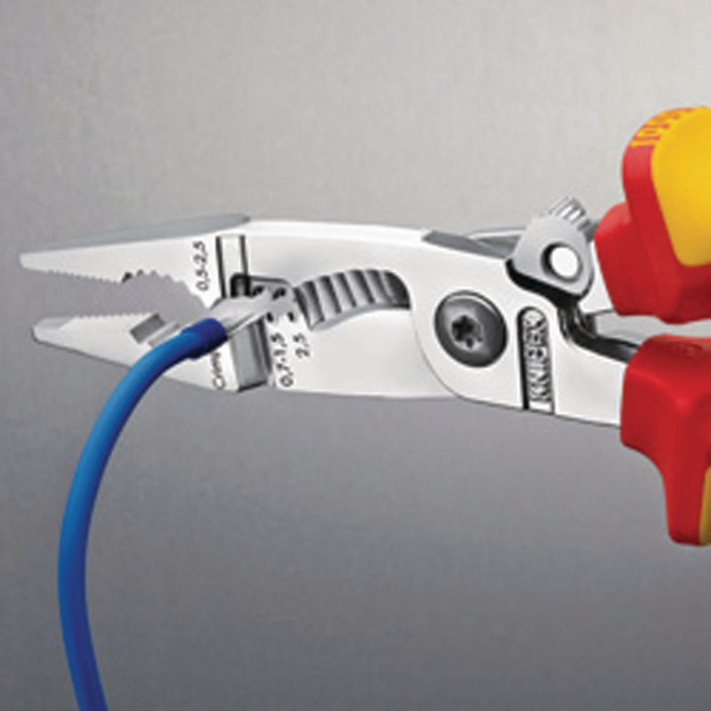 Knipex 13 96 200 Electricians Pliers With Cable Cutter Vde