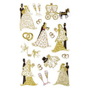 Avery AV-55176 Z-Design Creative Stickers Bruidspaar 1 Vel