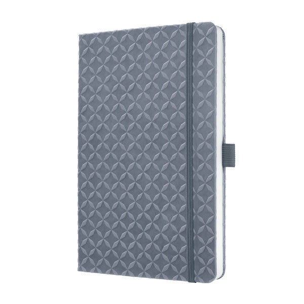 Sigel SI-JN127 Notitieboek Jolie Flair A5 Hardcover Gelinieerd Gletsjer Grijs 174 Blz 80g