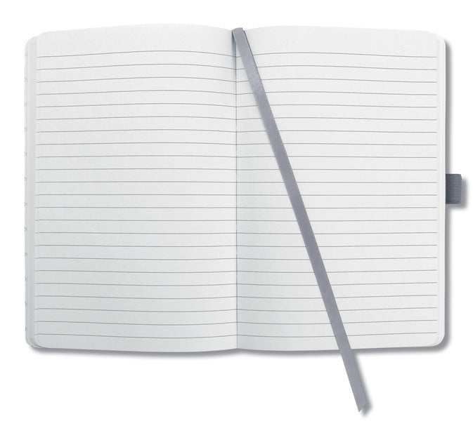 Sigel SI-JN127 Notitieboek Jolie Flair A5 Hardcover Gelinieerd Gletsjer Grijs 174 Blz 80g
