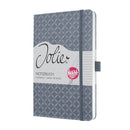 Sigel SI-JN127 Notitieboek Jolie Flair A5 Hardcover Gelinieerd Gletsjer Grijs 174 Blz 80g