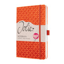 Sigel SI-JN125 Notitieboek Jolie Flair A5 Hardcover Gelinieerd Pompoen Oranje 174 Blz 80g